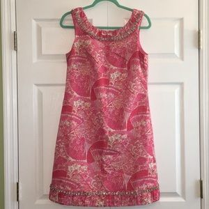 Lilly Pulitzer Shift with Rhinestone Trim